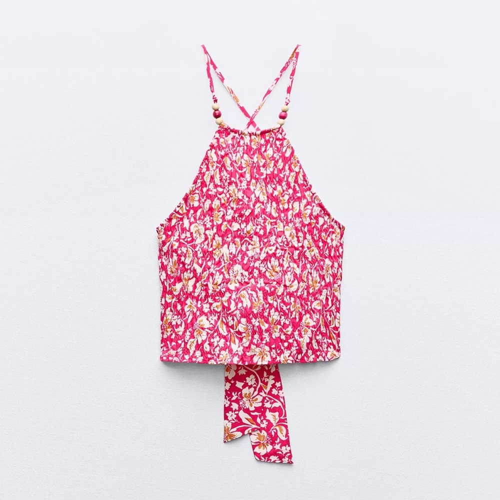 Zara Pink Floral Top